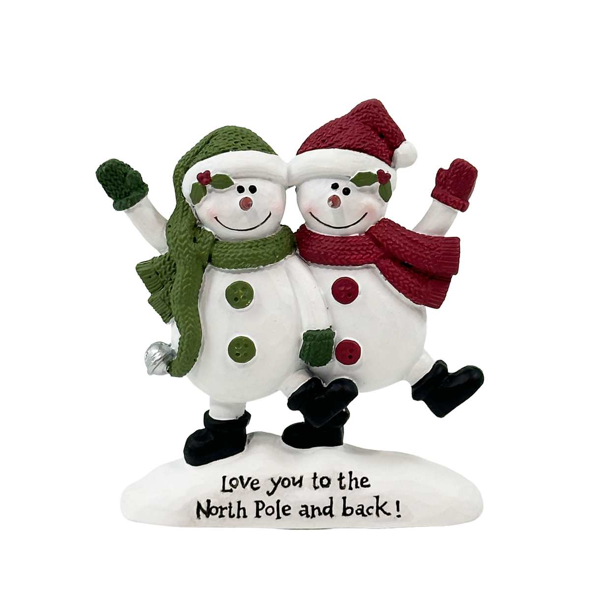 Snowman Figure-Love You To the North Pole and Back!