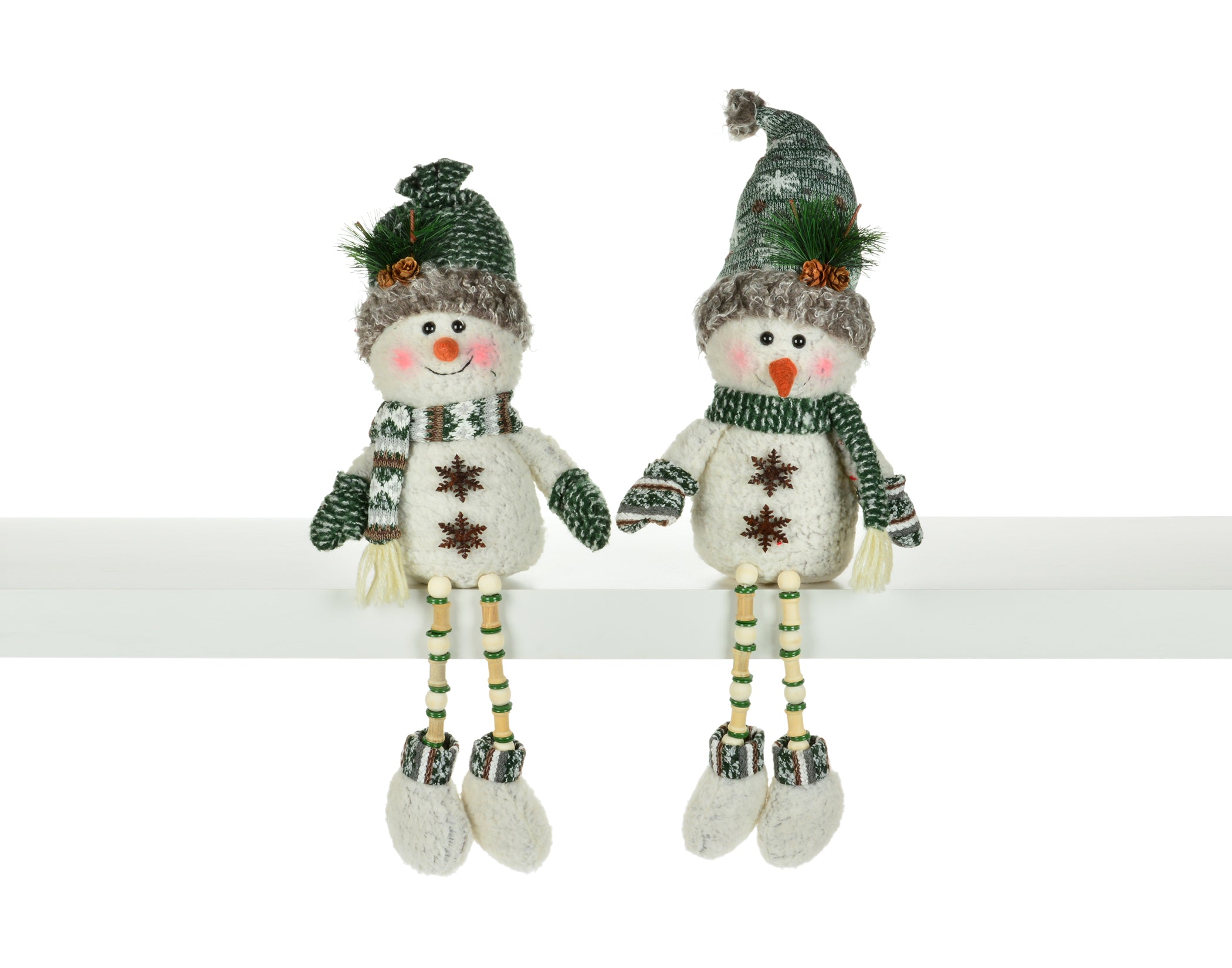 Sitting Snowman with Toque or Hat