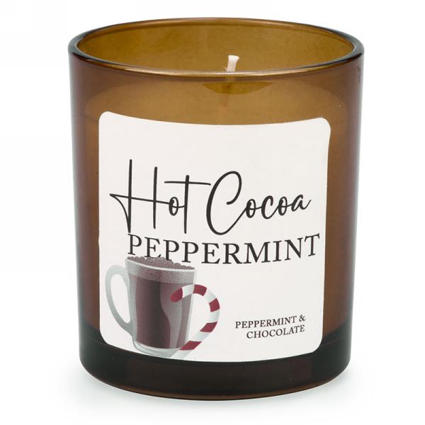 Cocoa Peppermint Scented Candle