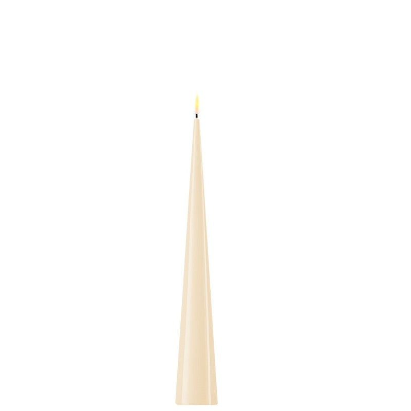 Cone Shaped Led Candle-Cream