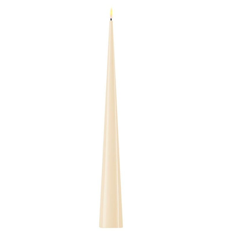 Cone Shaped Led Candle-Cream