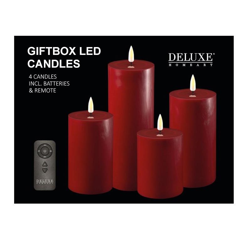 Deluxe HomeArt Giftbox Candle Set