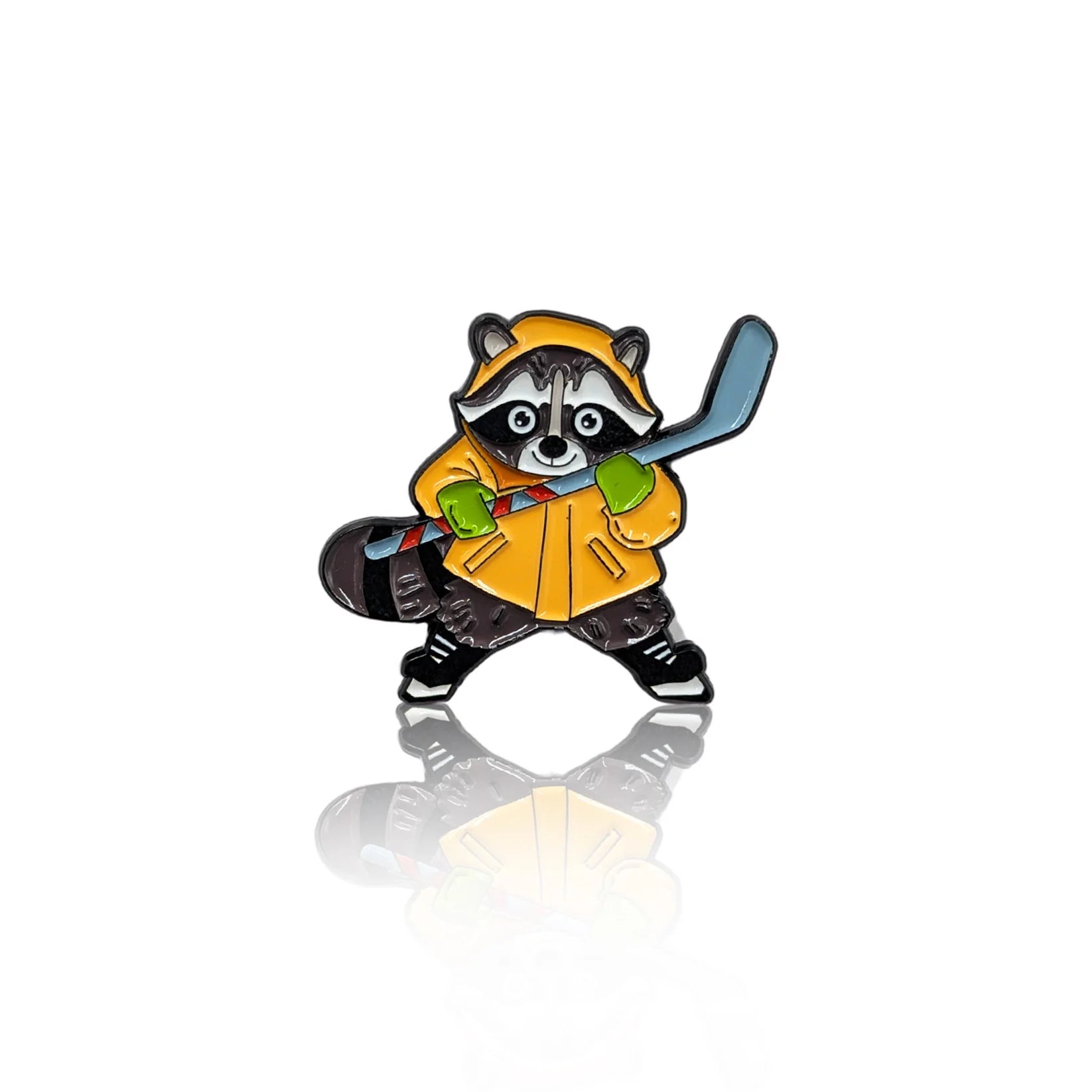 PinBox Enamel Pins: Raccoon Collection