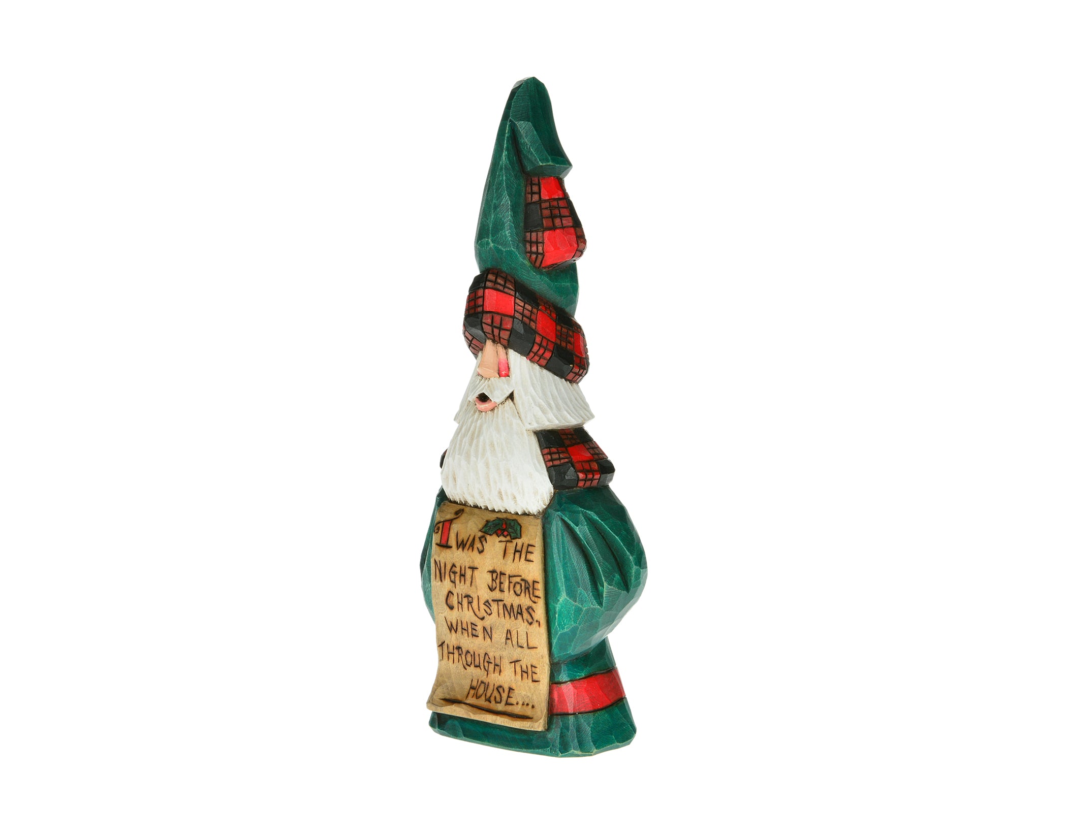 Twas The Night Before Tall Hat Santa: Cottage Carvings
