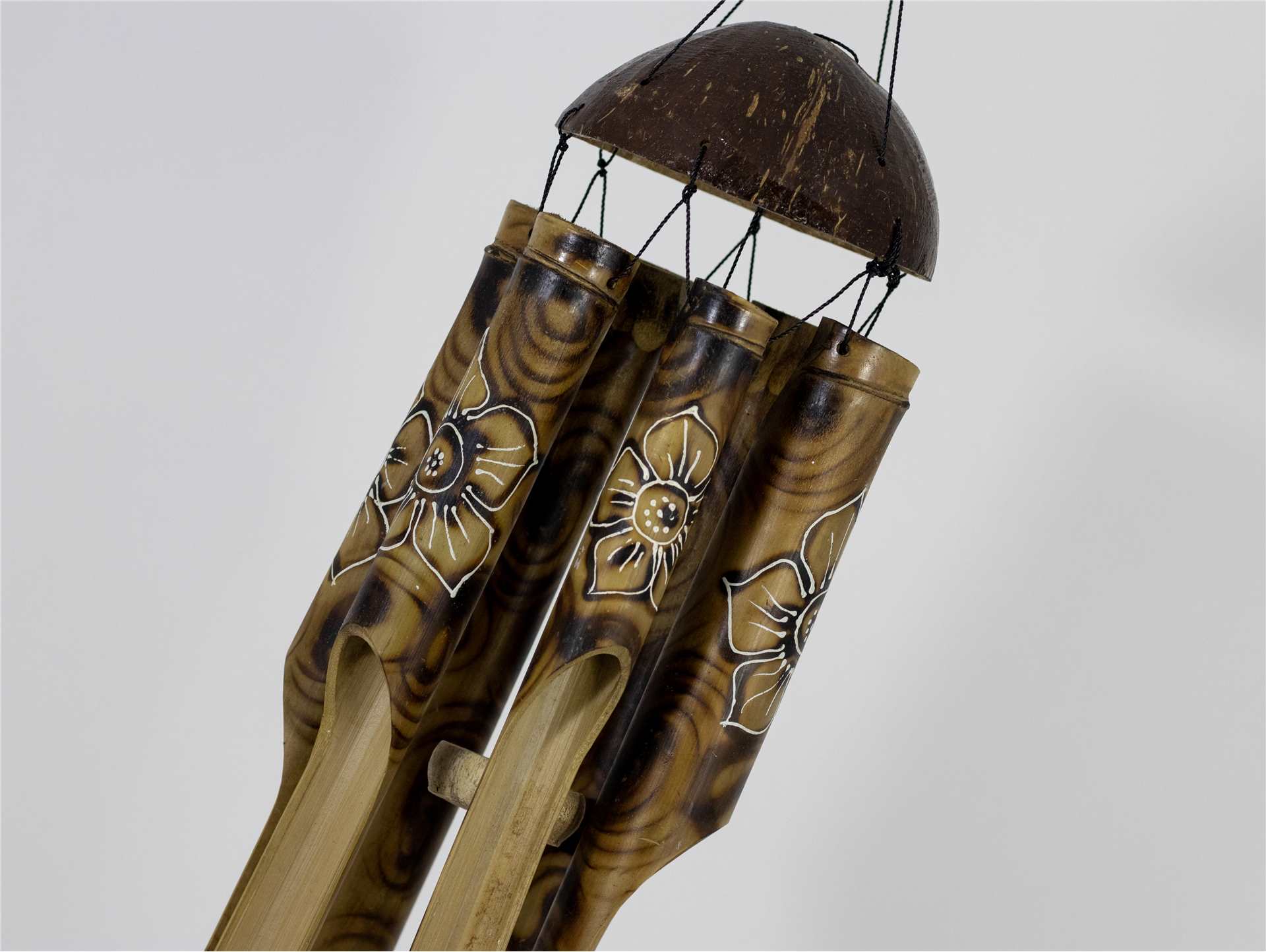 Bamboo Hibiscus Wind Chime