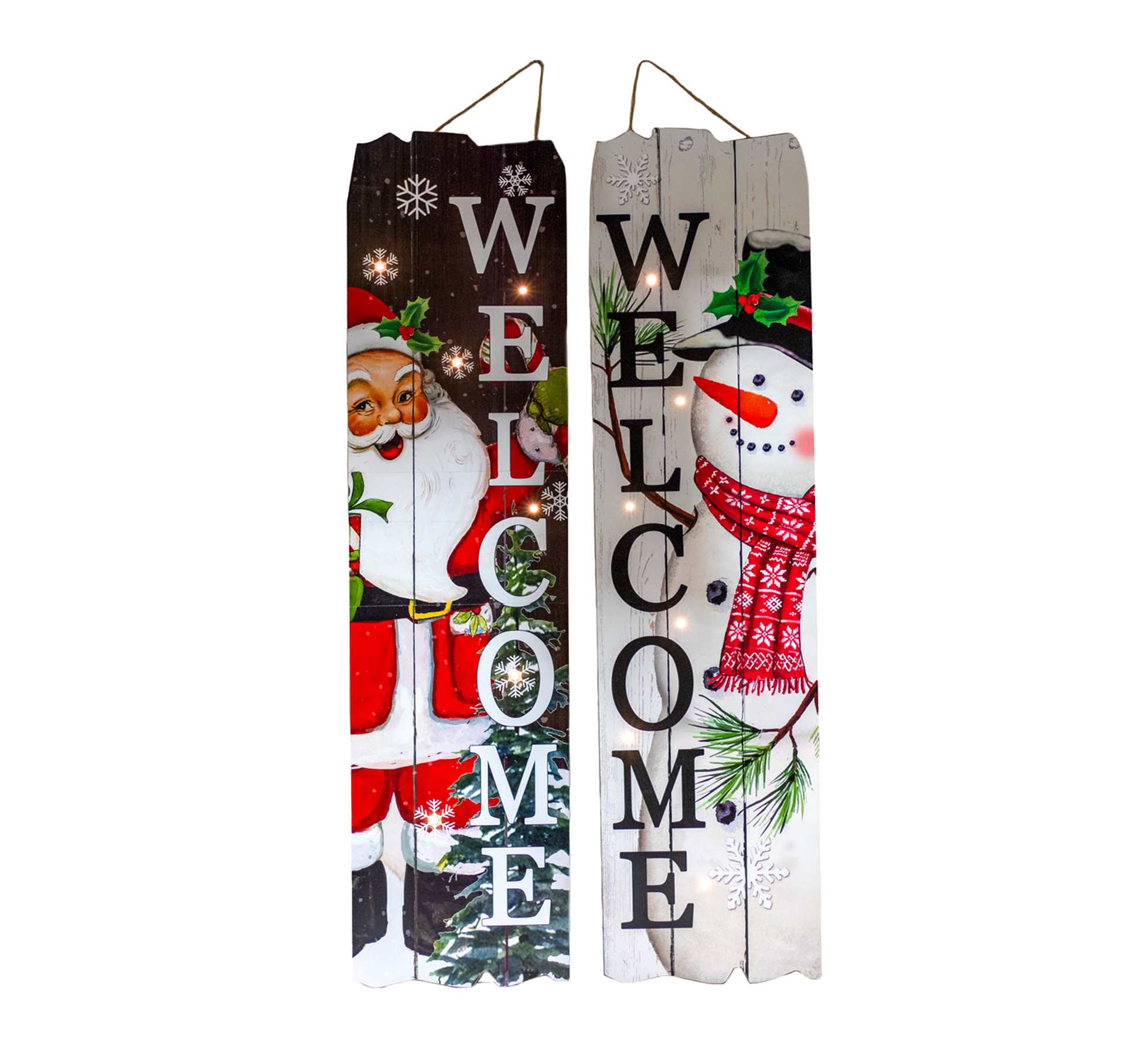 Christmas Porch Lighted Sign