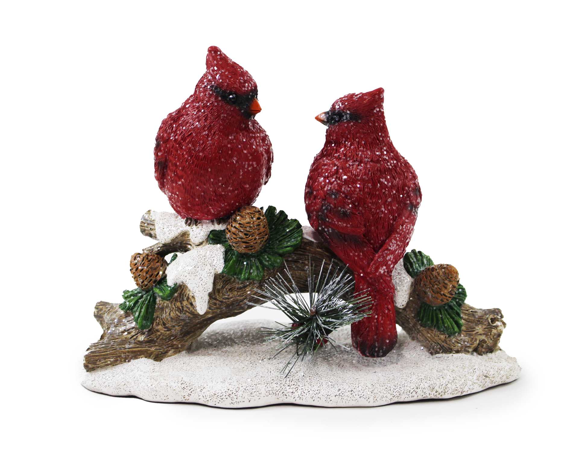 Cardinals on Branch Decoration