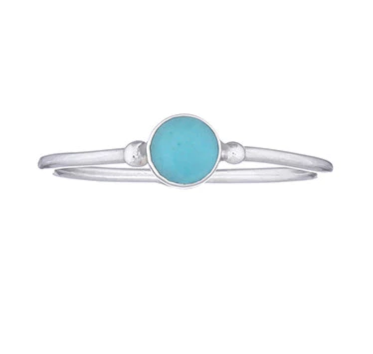 Dot of Turquoise Ring (size 7)