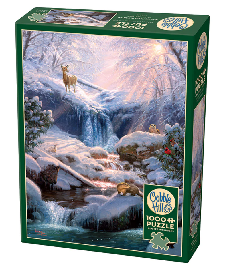 Cobble Hill Puzzle: Mystic Falls in Winter