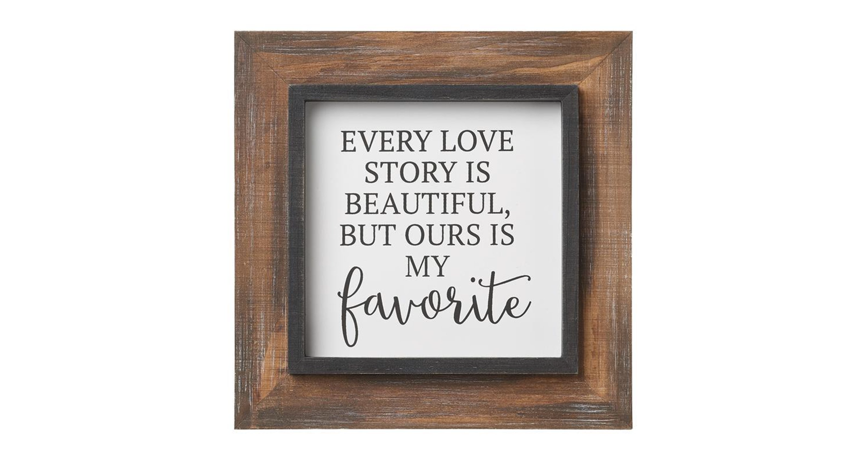 Our Love Story Wall Decoration