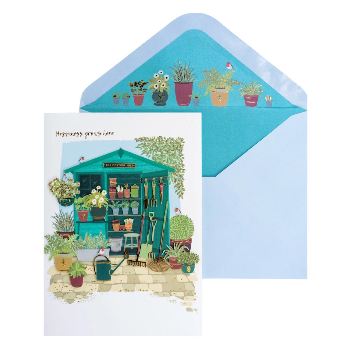 Potting Shed Birthday Card
