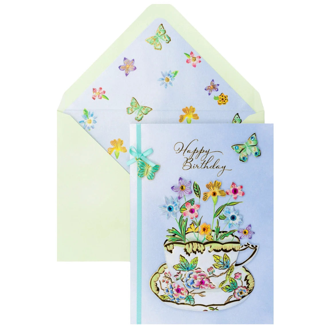 Flowering Teacup Birthday Card