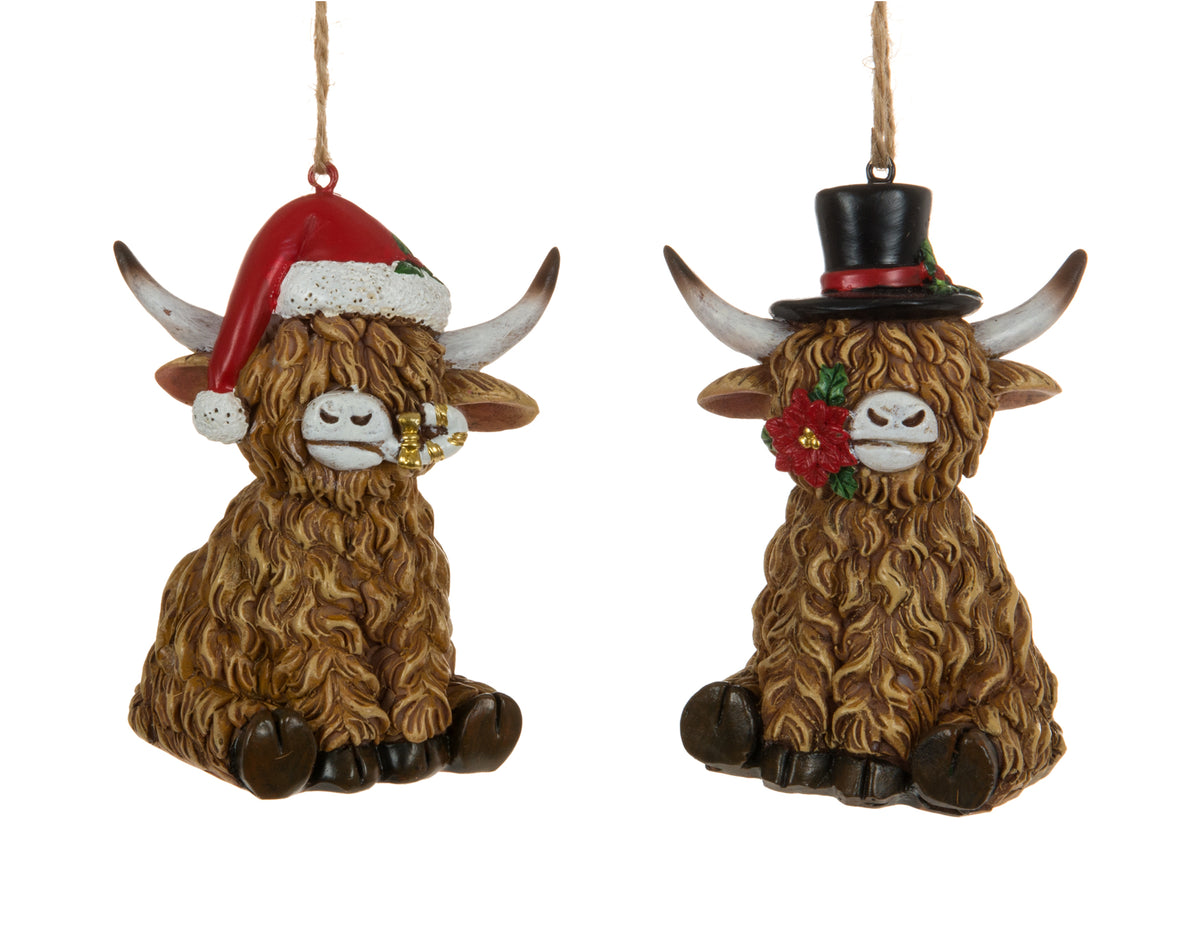 Highland Cow Ornament