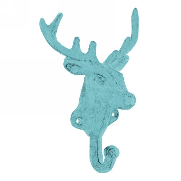 Cast Iron Deer Head Hook