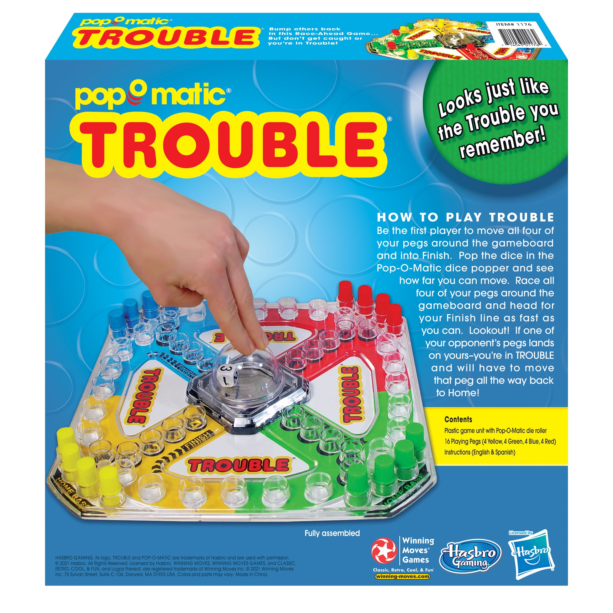 Classic Pop-O-Matic Trouble Game