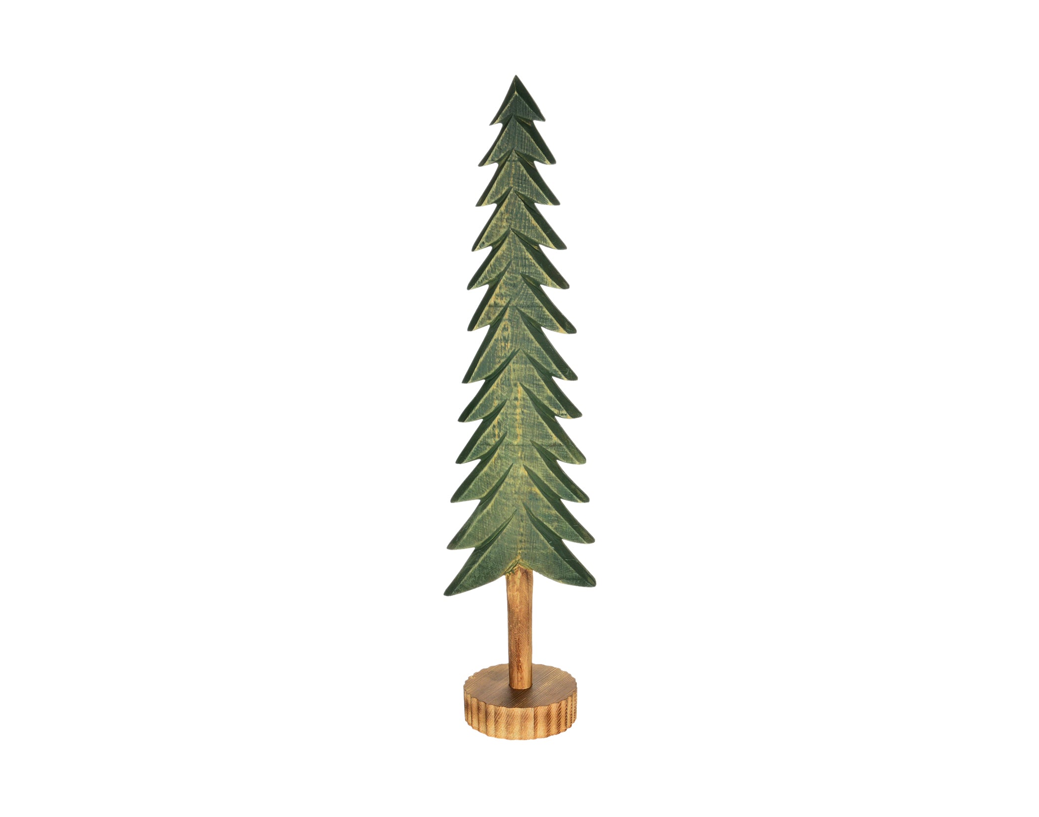 Wooden Pine Tree Decor