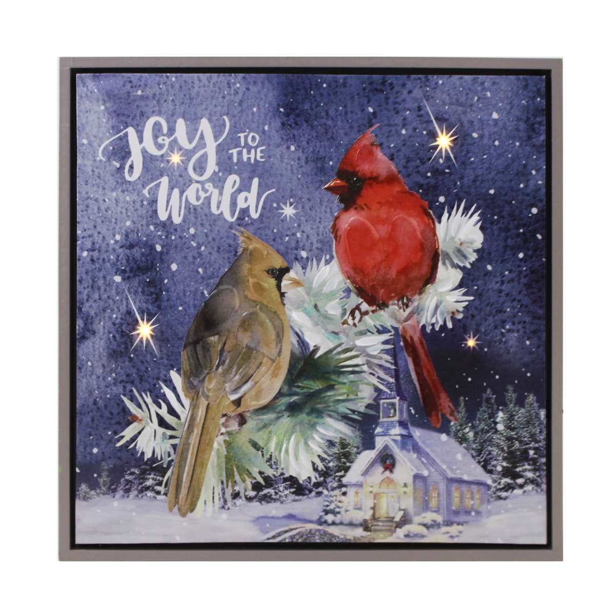 Joy to The World LED Wall Plaque