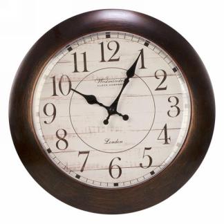 Aged Copper Edged Clock