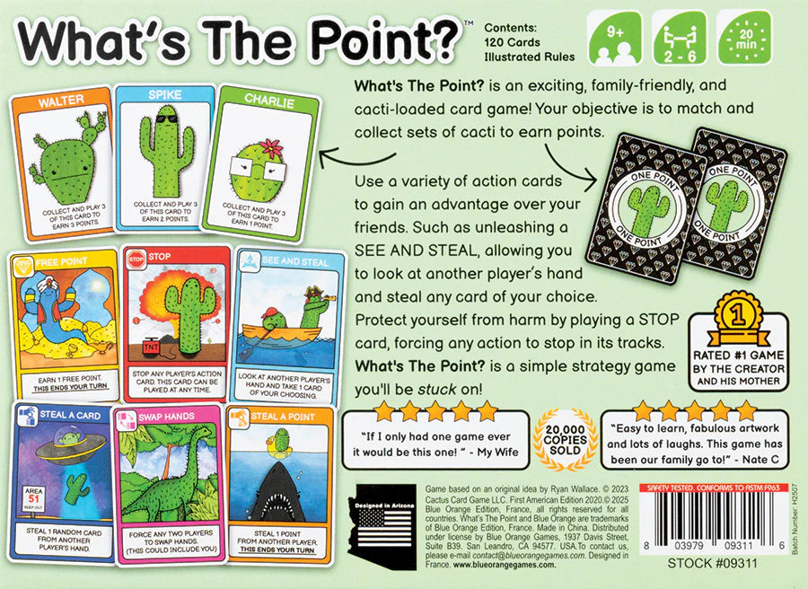 What's the Point? The Cactus Card Game