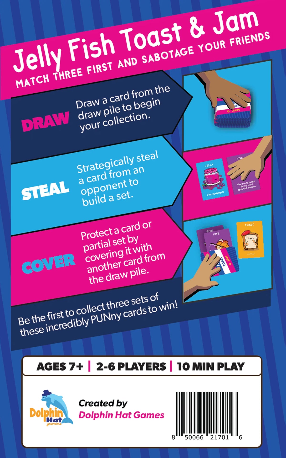 Jelly Fish Toast and Jam Card Game