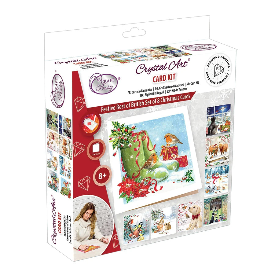 Crystal Art Card Kit-British Box Set