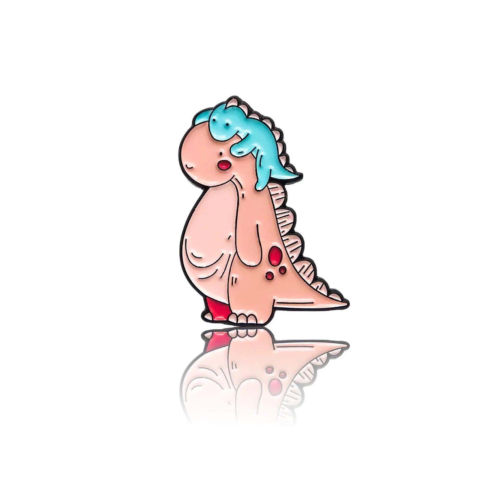 PinBox Enamel Pin: Mama Dinosaur