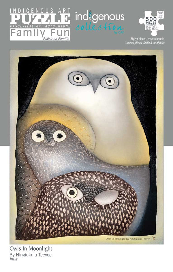 Puzzle ~ Owls in Moonlight