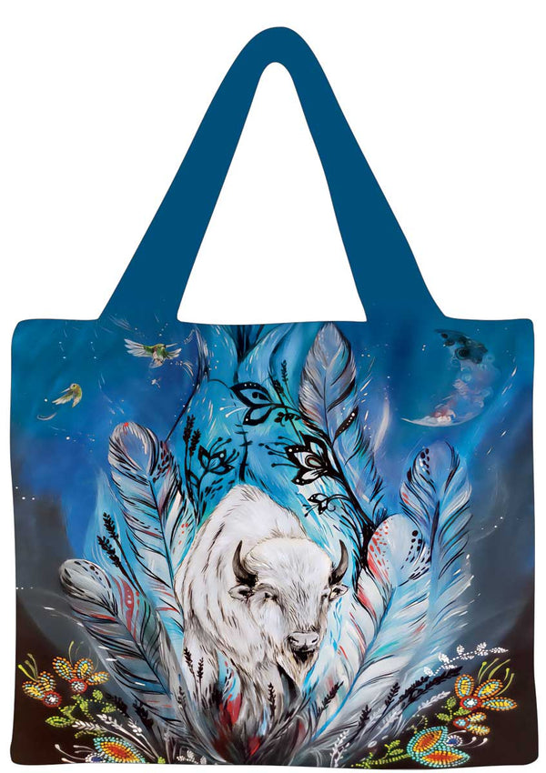 Indigenous Shopping Bag - Buffalo Spirit