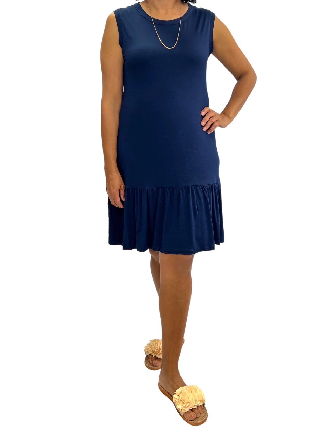 Cute Summer Dress with Ruffle