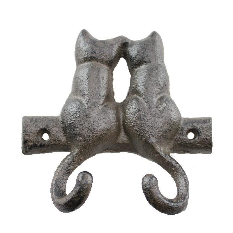Cast Iron Double Cat Hook