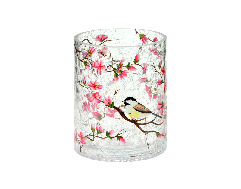 Glass Cylinder with Blossoms