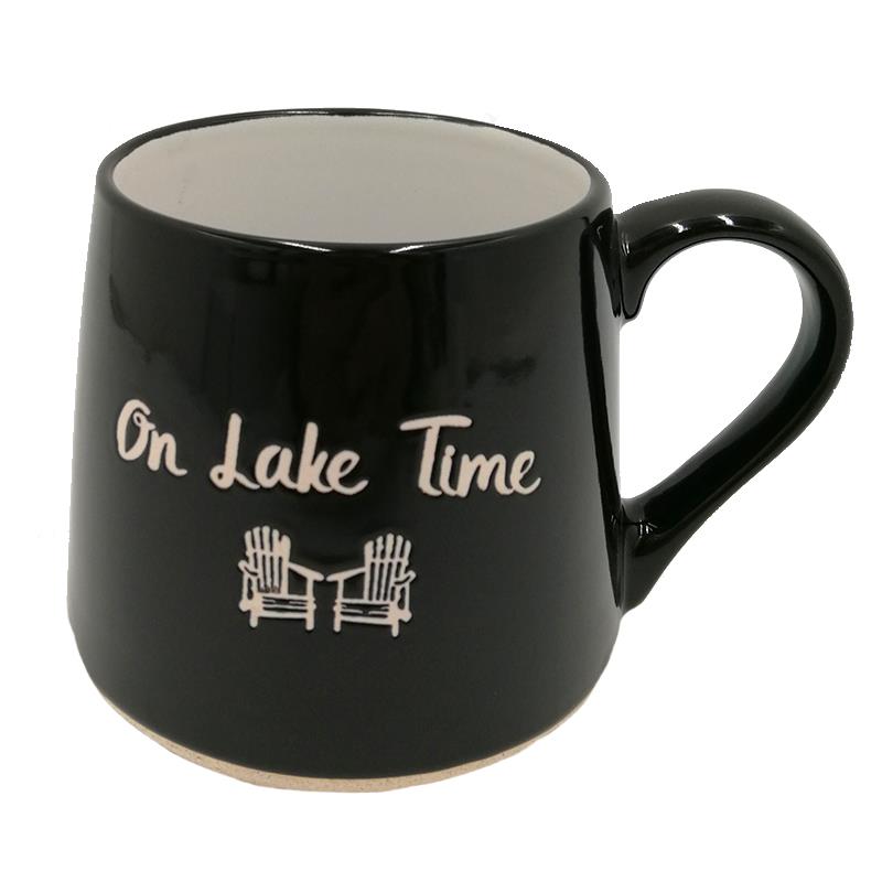 Fat Bottom Mug: On Lake Time