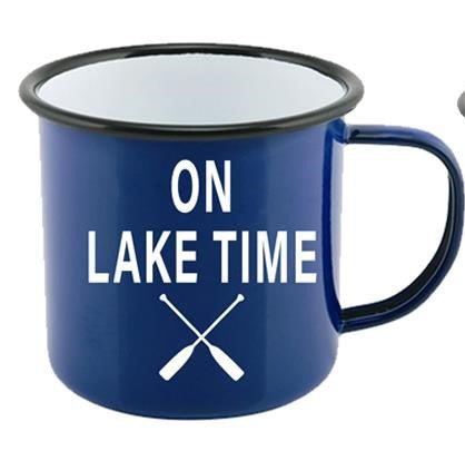 Enamel Lake Mug