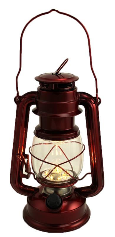 Red Metallic-Metal Lantern