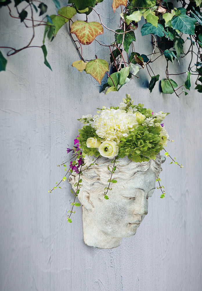 Woman Head Wall Planter