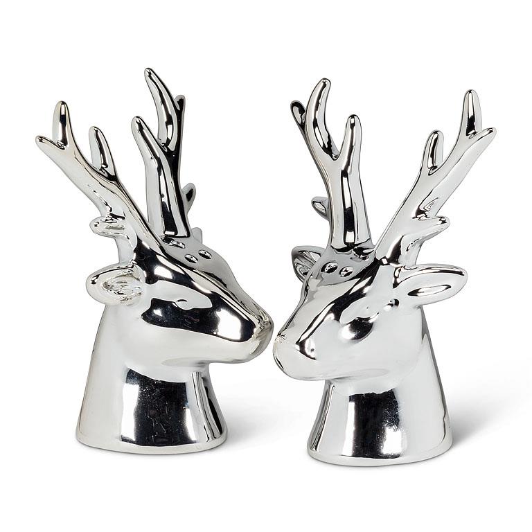 Silver Stag Salt & Pepper Shakers