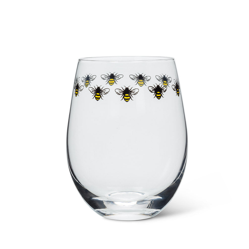 Bee Ring Wine Glass
