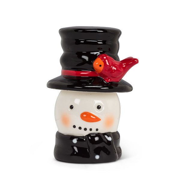 Snowman And Hat Salt & Pepper