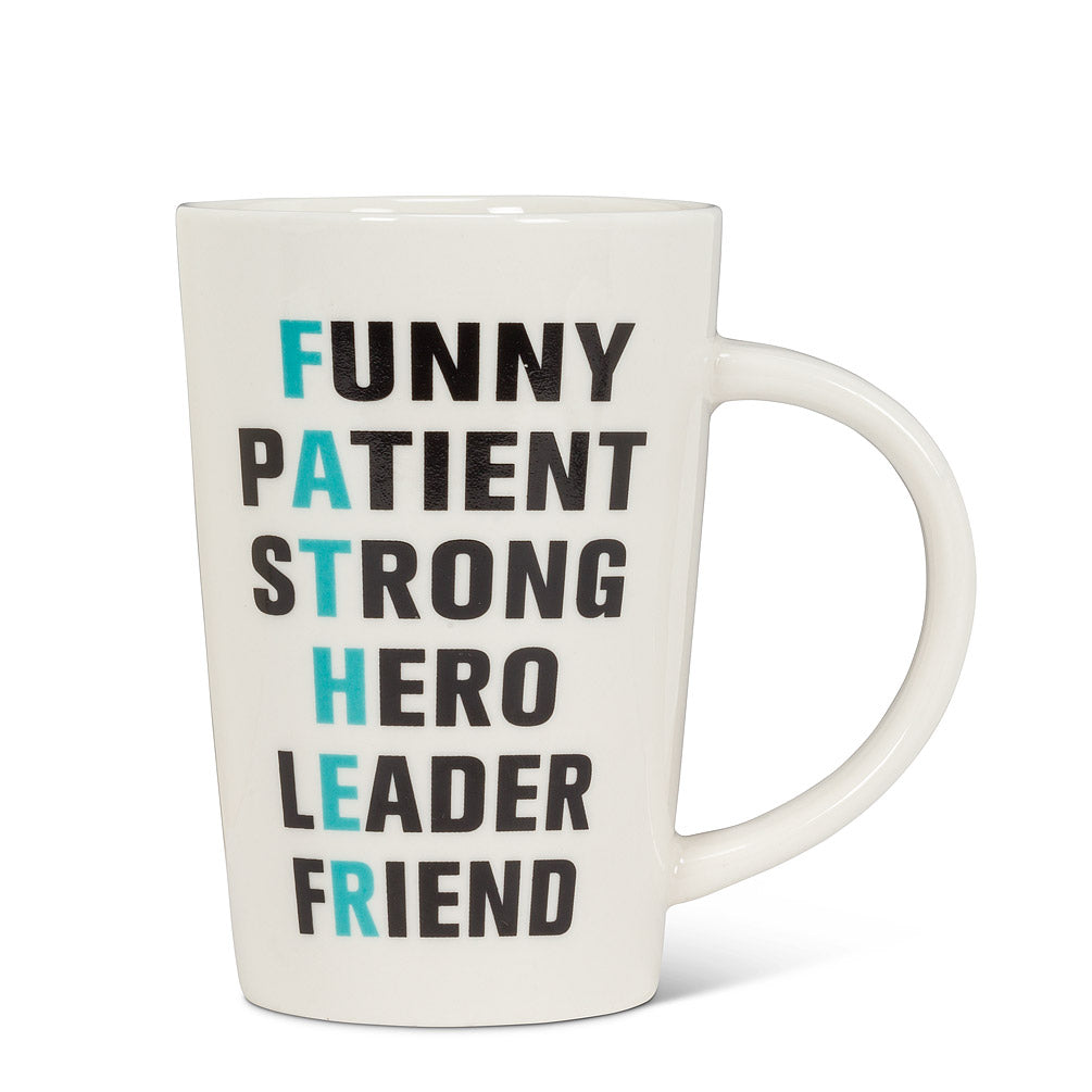 Father Text Tall Mug