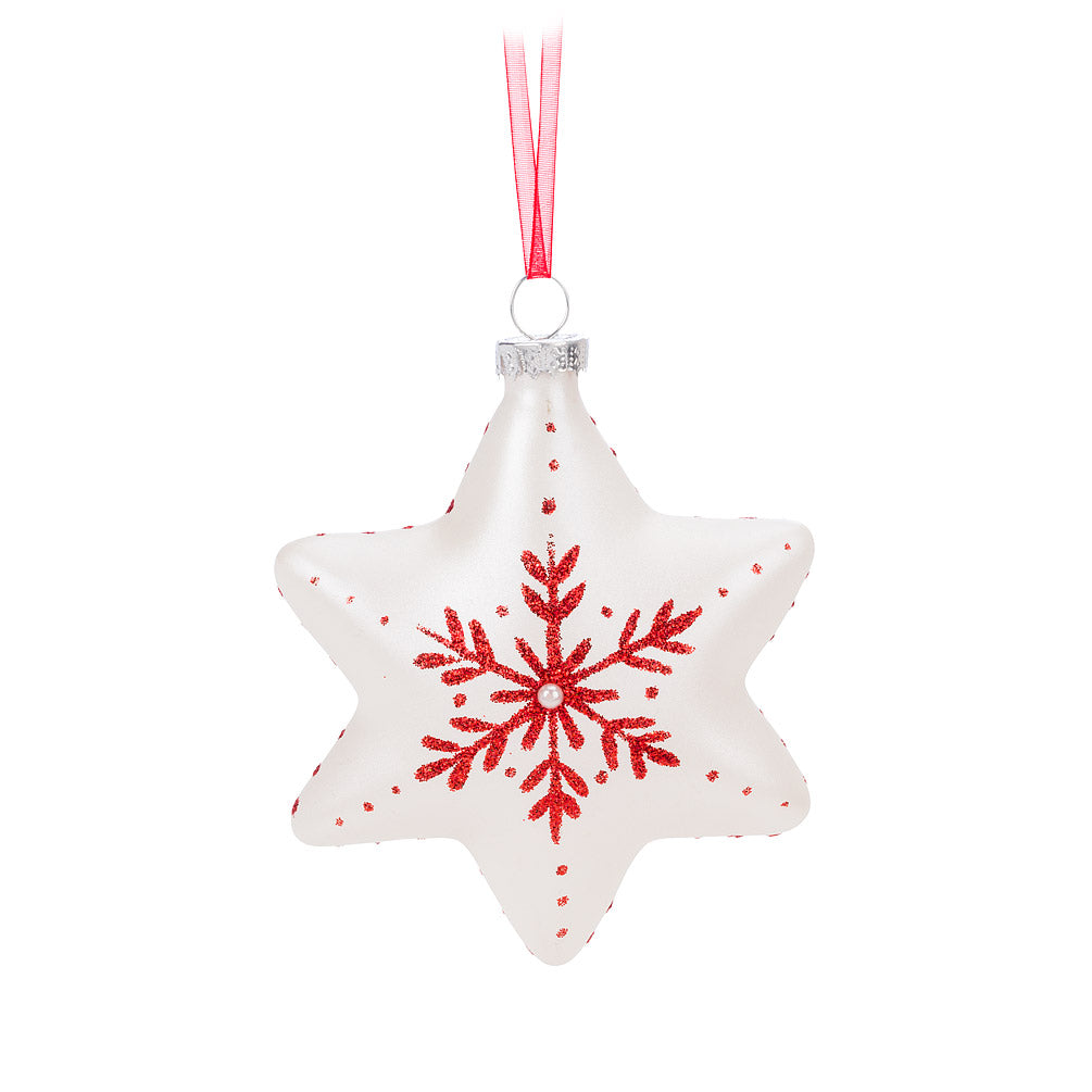 Patterned Snowflake Ornament