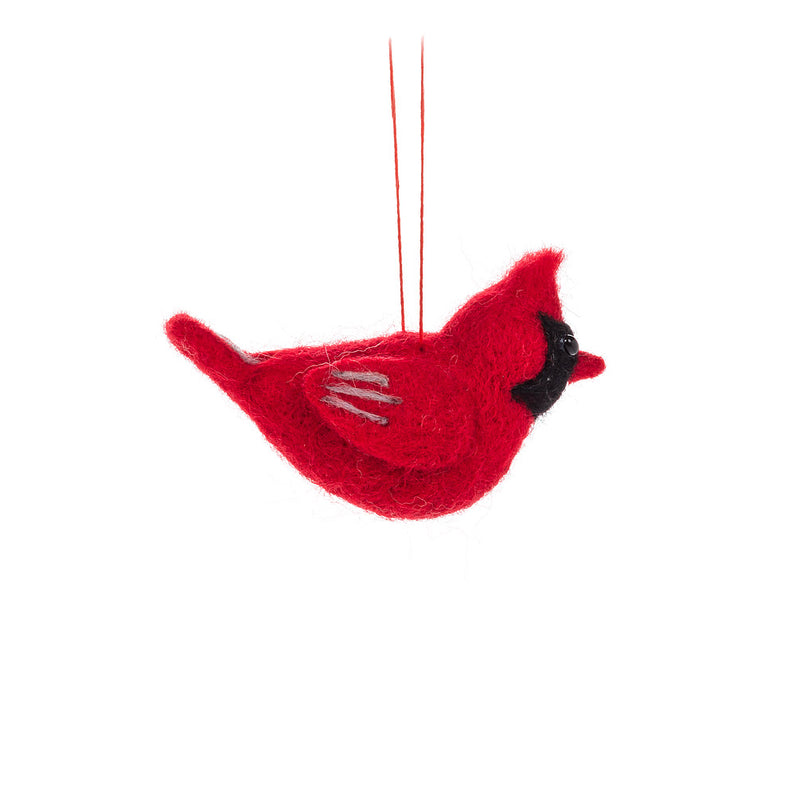 Red Cardinal ornament 3.5"-Final Clearance