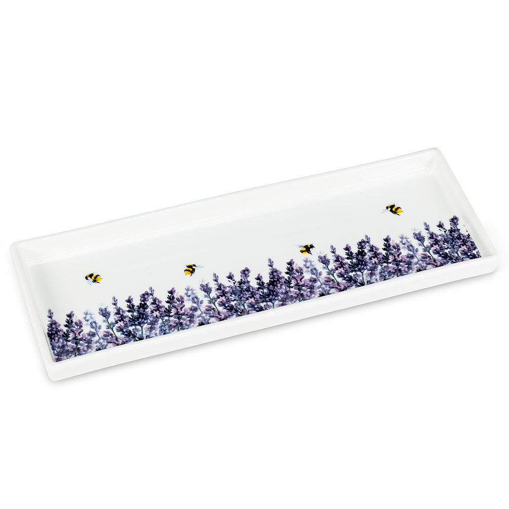 Lavender Rectangle Platter-12"L