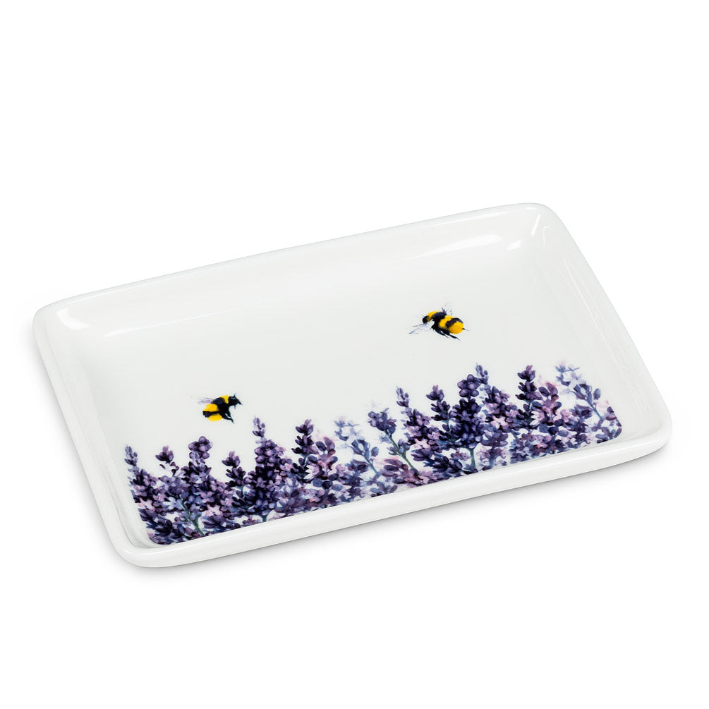 Lavender Rectangle Plate -4x6"L