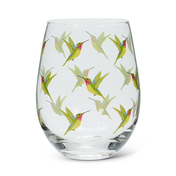 Hummingbird Wineglass