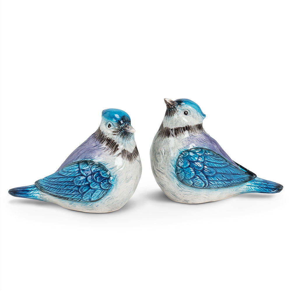 Blue Jay Salt and Pepper Shakers