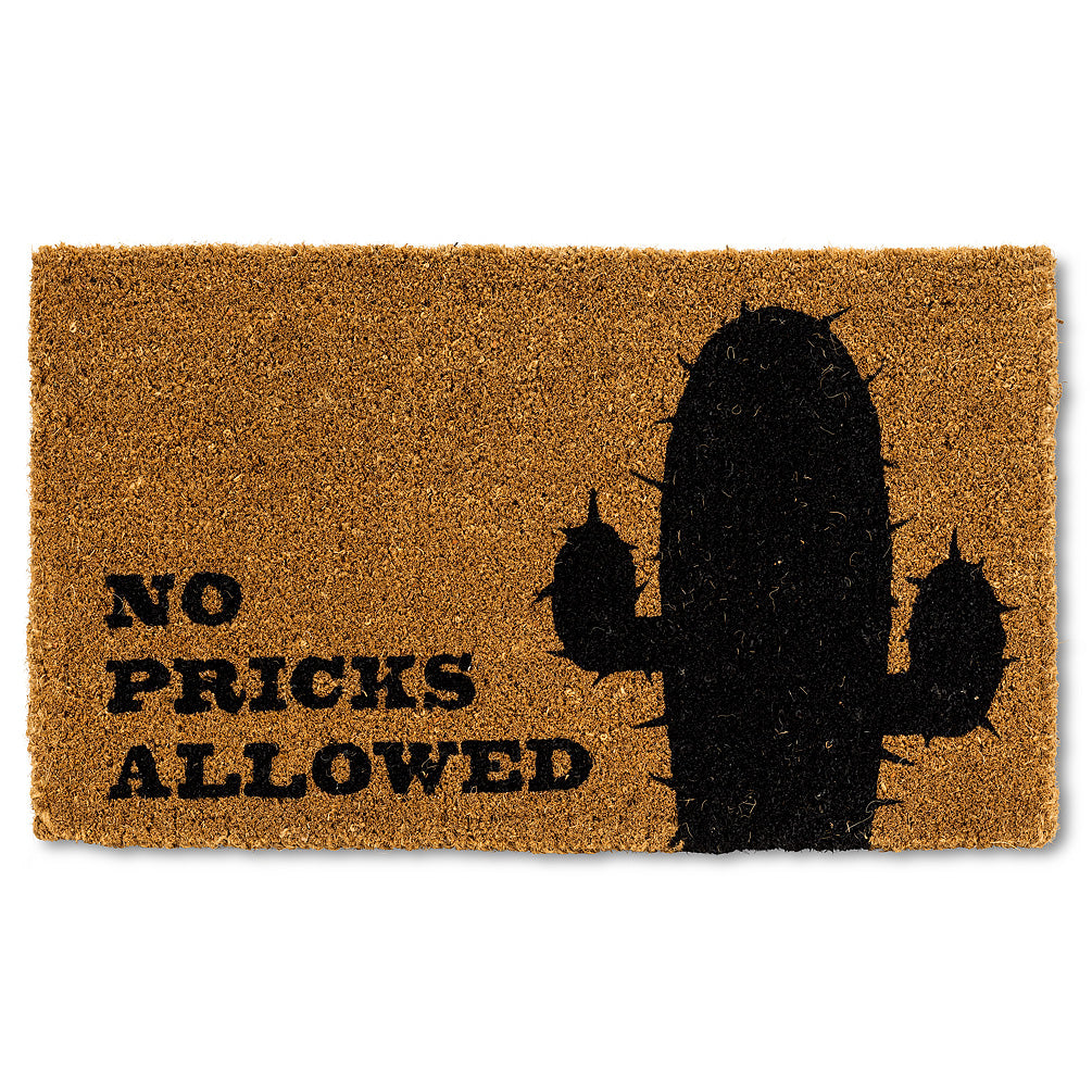 Cactus “No Pricks Allowed” Doormat