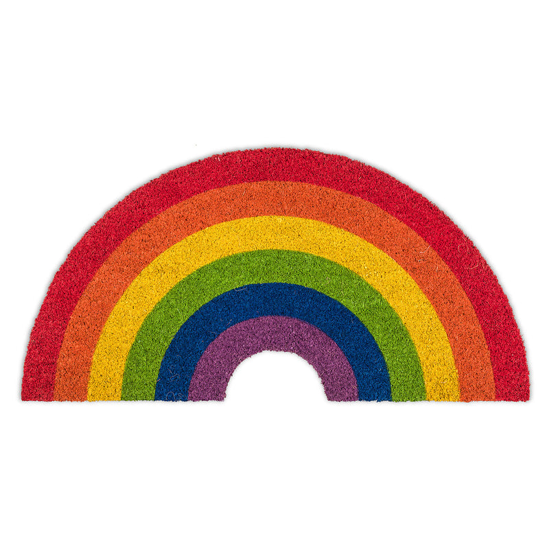 Rainbow Shaped Coir Doormat