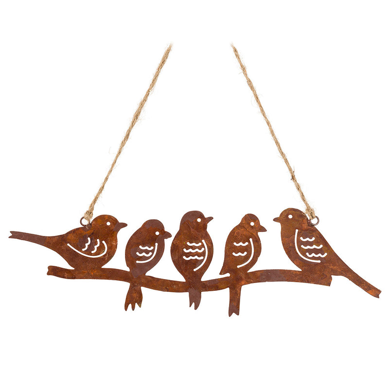 Rustic Birds on a Branch