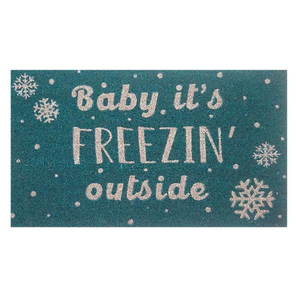 Baby It's Freezin' Doormat