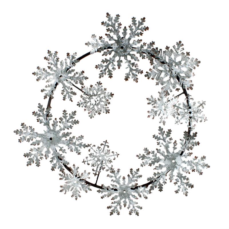 Large Snowflake Wreath